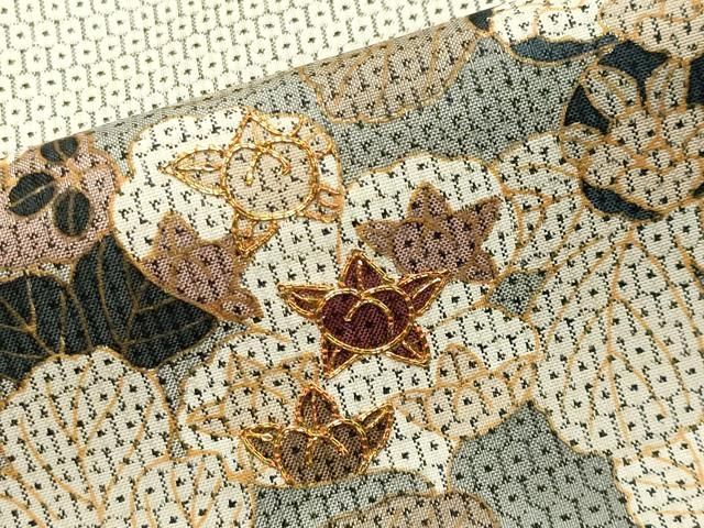 色紙重ね草花文