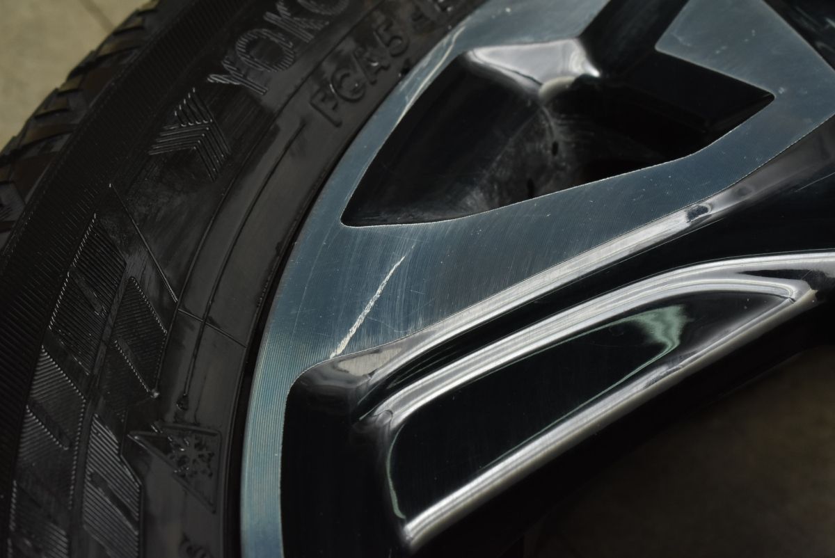 ホンダ N-boxカスタム15インチ 美品バリ溝 バリ溝】ホンダ N-BOX カスタム 純正 15in 4.5J +45 PCD100 ヨコハマ