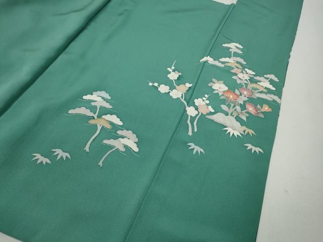 風景草花文 暈し染め