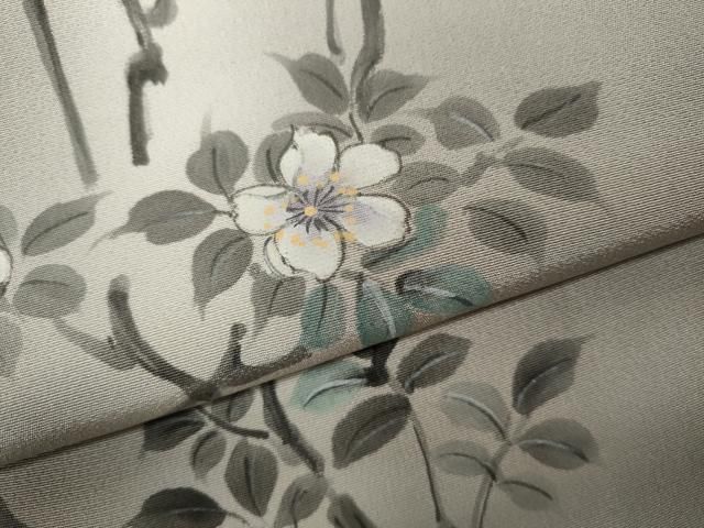  平和屋着物 訪問着 手描き 枝花文 暈し染め 正絹 ut 訪問着 付け下げ 着物