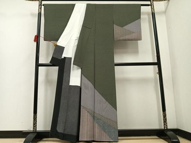 平和屋着物 訪問着 作家物 花文 正絹 ph