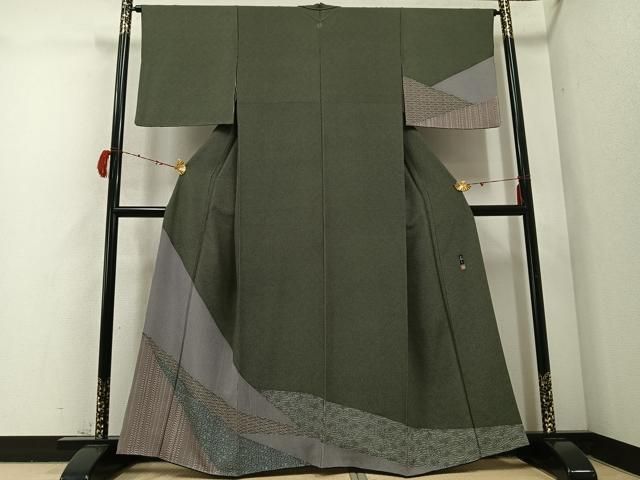 平和屋着物 訪問着 作家物 花文 正絹 ph