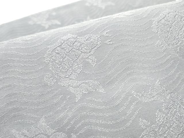  平和屋着物 八寸名古屋帯 荒磯 暁鼠色 op 名古屋帯 帯