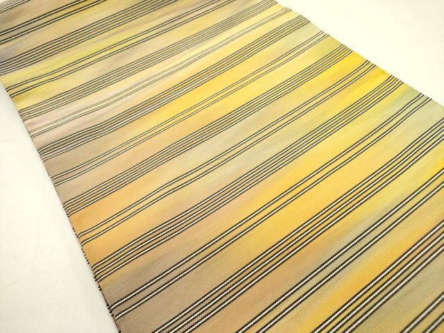 平和屋着物 爪掻き本綴れ 八寸名古屋帯 横段文 正絹 op