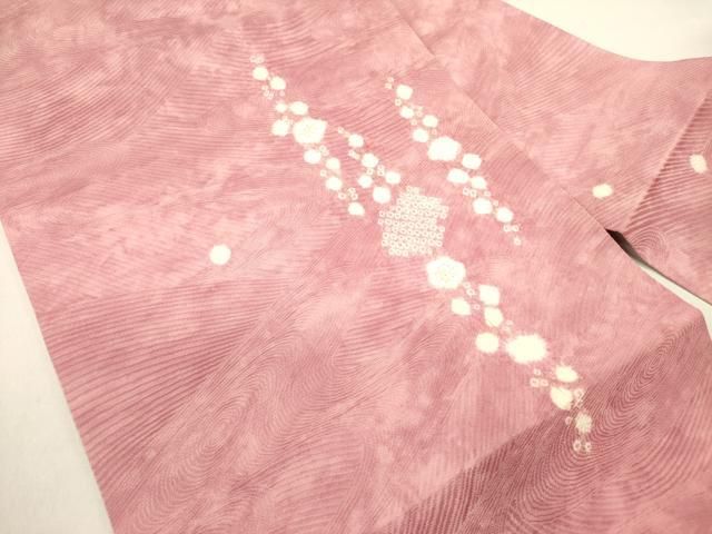 平和屋着物 九寸名古屋帯 絞り 枝花 金彩 正絹 op