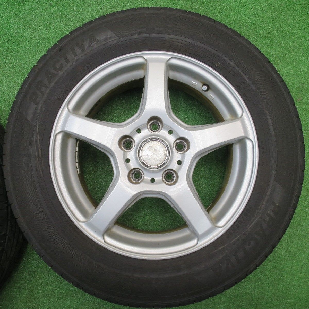 バリ溝 22年 9 5分 195 65 R 15 プラクティバ ヨコハマ SIBILLA GG シビラ 15インチ PCD 114 3 5 H ノ