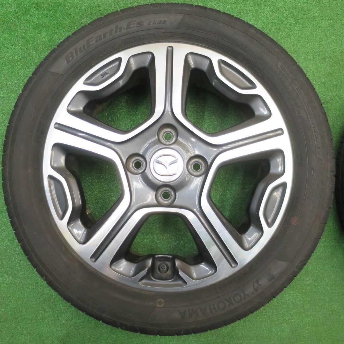 フレアクロスオーバー(ハスラー)純正ホイールセット 美品】マツダ フレアクロスオーバー 純正 15in 4.5J +45 PCD100 4本