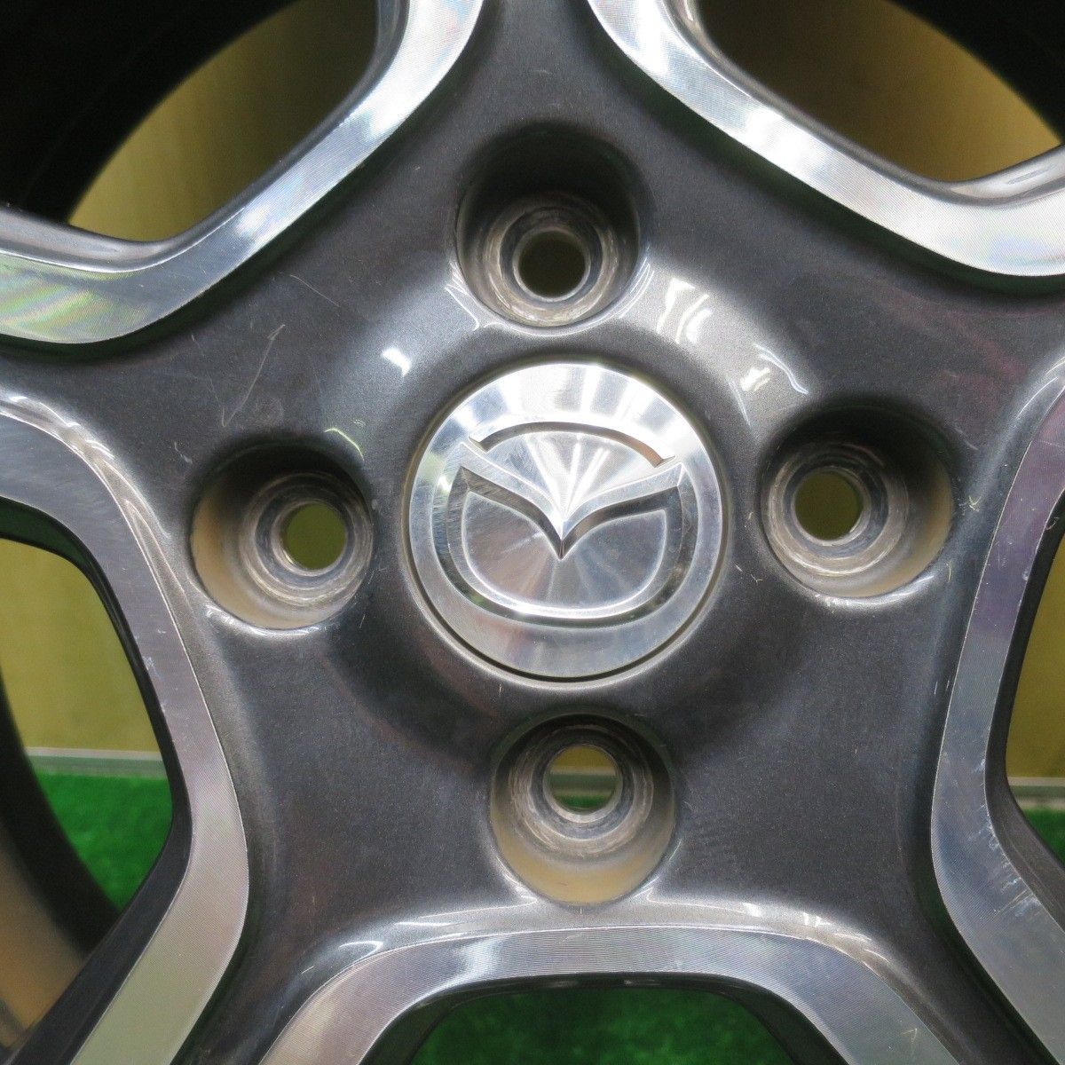 フレアクロスオーバー(ハスラー)純正ホイールセット 美品】マツダ フレアクロスオーバー 純正 15in 4.5J +45 PCD100 4本