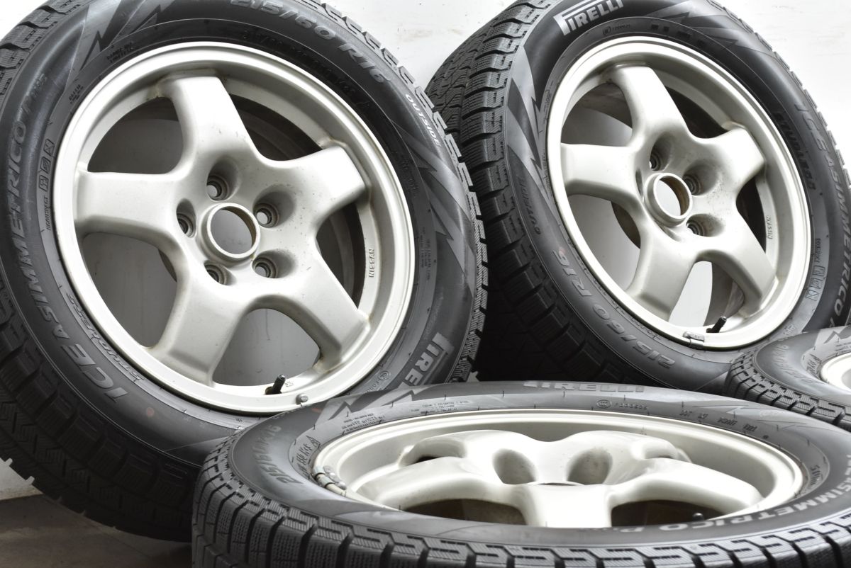 バリ溝 HR 32 スカイライン 16 in 6 5 J 40 PCD 114 3 アイスアシンメトリコプラス 215 60 R ジューク C 28セレナ エクストレイル