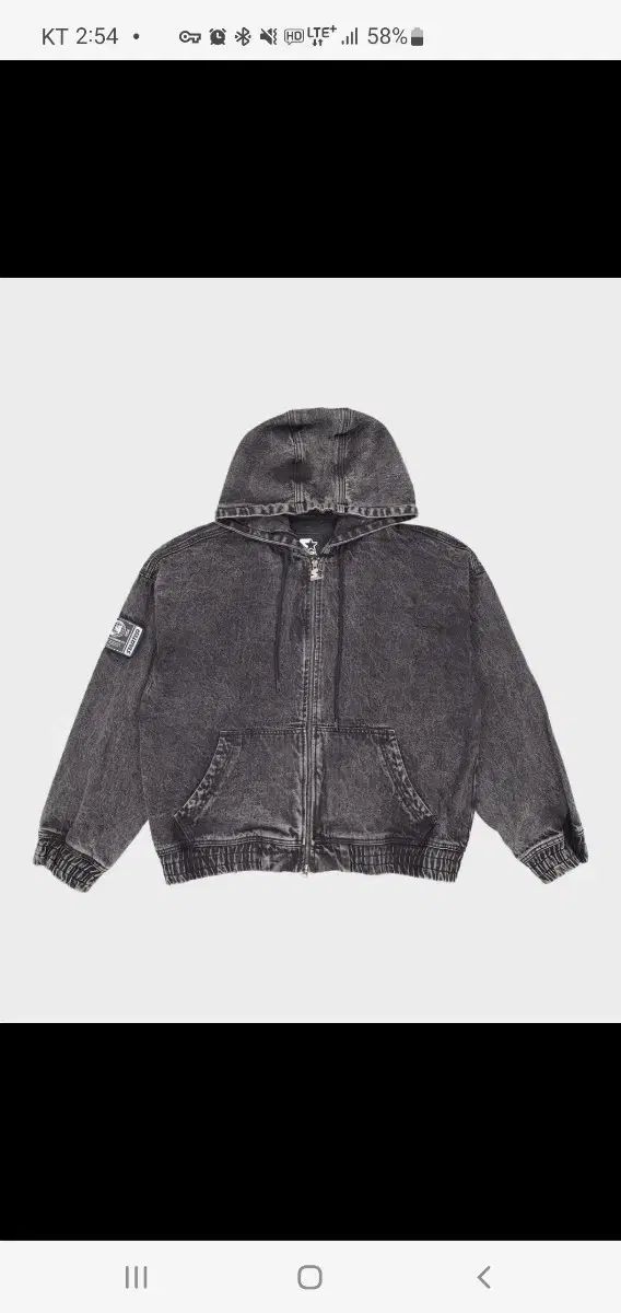 スターター ブラックデニム デニム ジャケット M