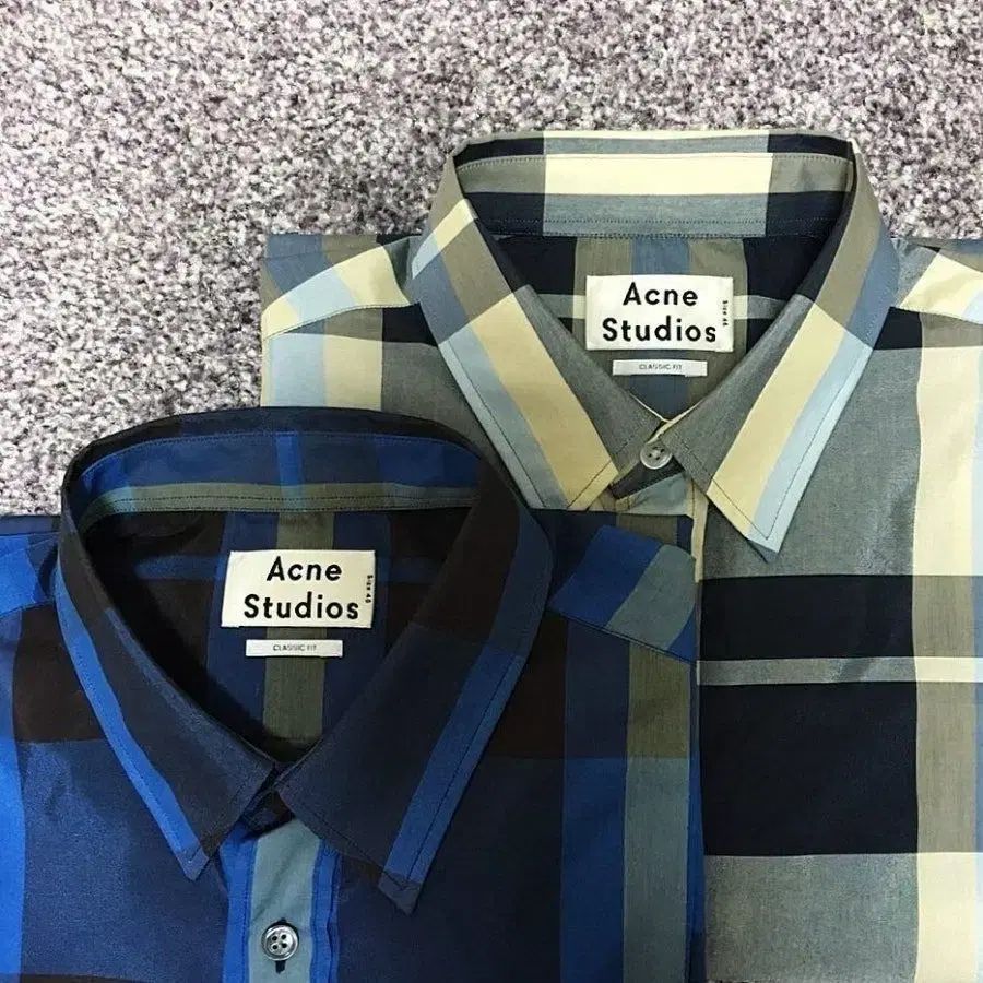 46 48 Acne Studios アクネストゥディオズ イシャウッド CHECK シャツ