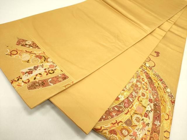 束ね熨斗花文 純金箔