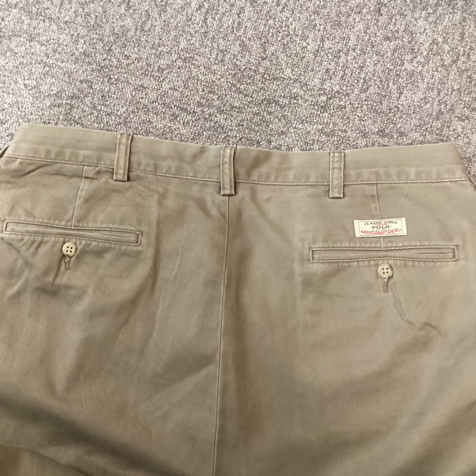 USA古着 90s ポロバイラルフローレン ポロチノ チノパン ワイド 2