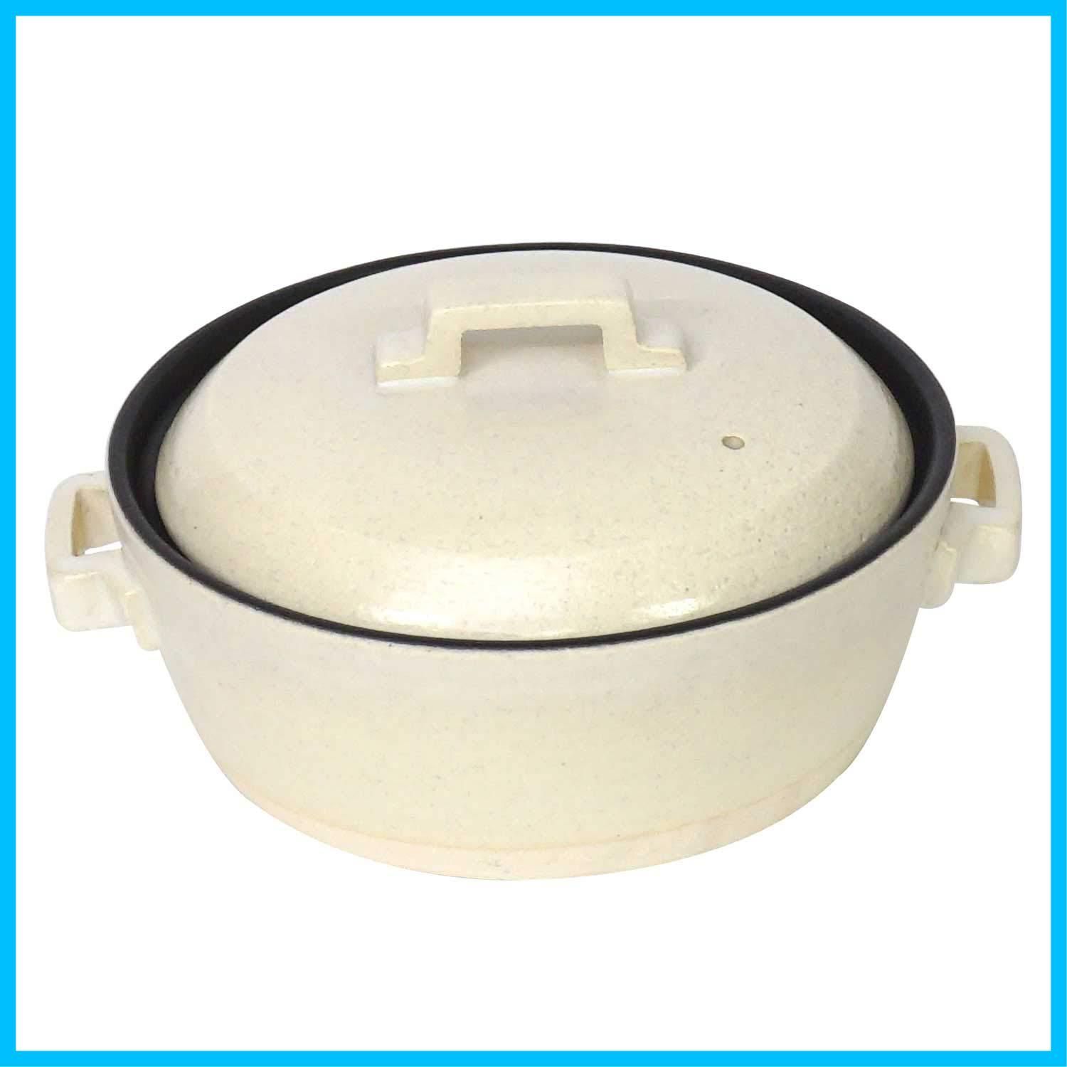 商品 マルヨシ陶器 Maruyoshitouki 土鍋 STYLE WHITE 7号 セラミック加工IH M1074