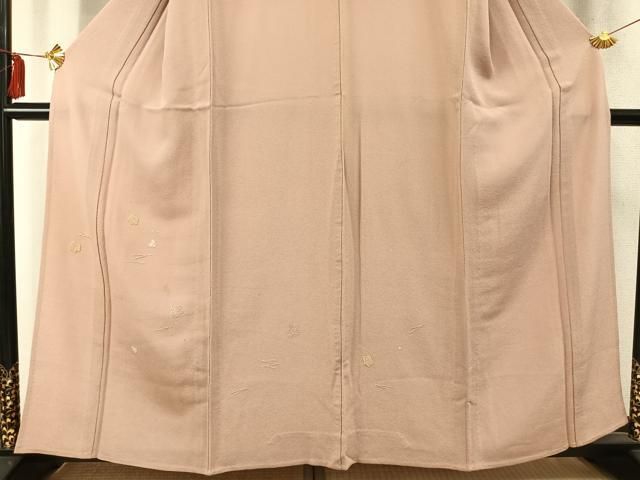 舞花文 鬼しぼ縮緬