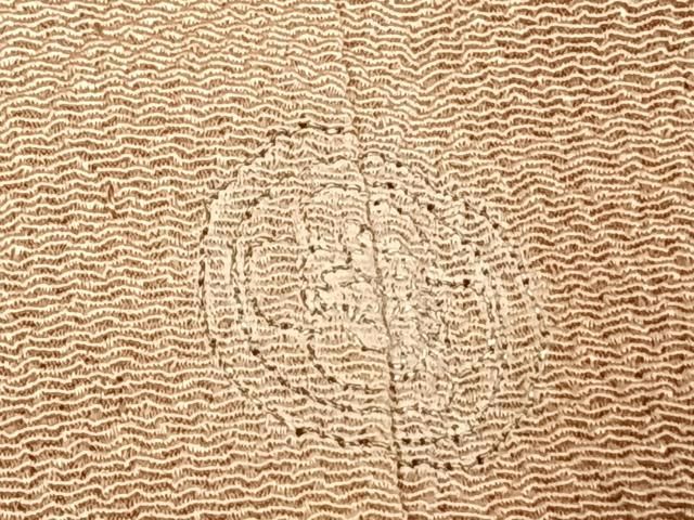  平和屋着物 訪問着 単衣 総刺繍 舞花文 鬼しぼ縮緬 正絹 fy 訪問着 付け下げ 着物