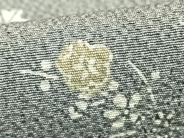  平和屋着物 上質な小紋 単衣 草花文 正絹 fy 小紋 着物