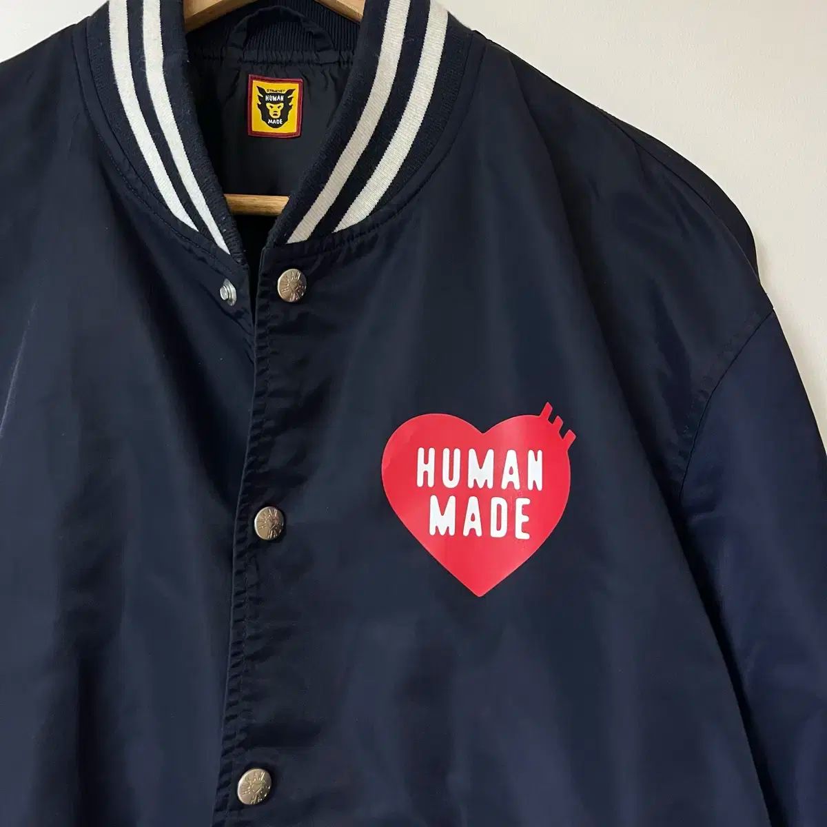 HUMAN MADE ハート ジャケット ネイビー L