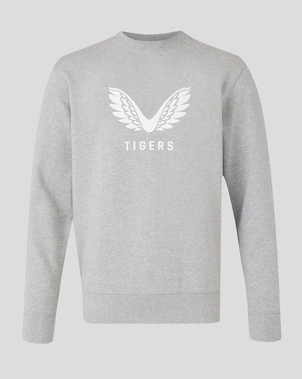 カストレ ラグビー レスター タイガース 2025 2026 トラベル クルーネック スウェットシャツ グレー 灰色 公式モデル 日本未発売