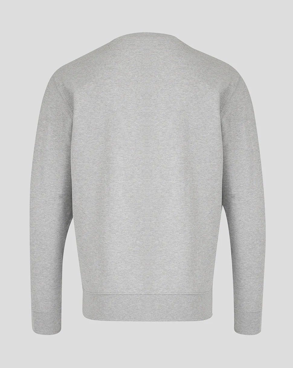 カストレ ラグビー レスター タイガース 2025 2026 トラベル クルーネック スウェットシャツ グレー 灰色 モデル 日本未発売