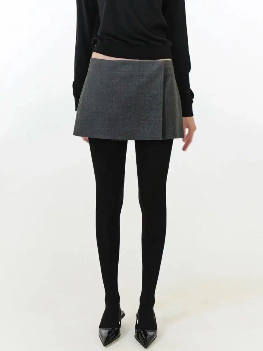 Grove mercy wrap skirt チャコール