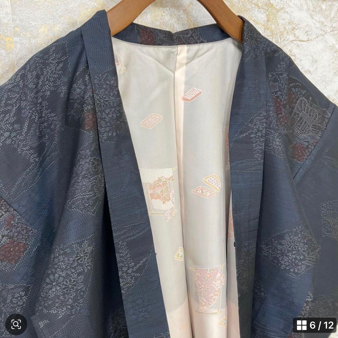 kimomo +one◇kimonoarisa◇未使用同然◇羽織◇大島紬◇証紙付き