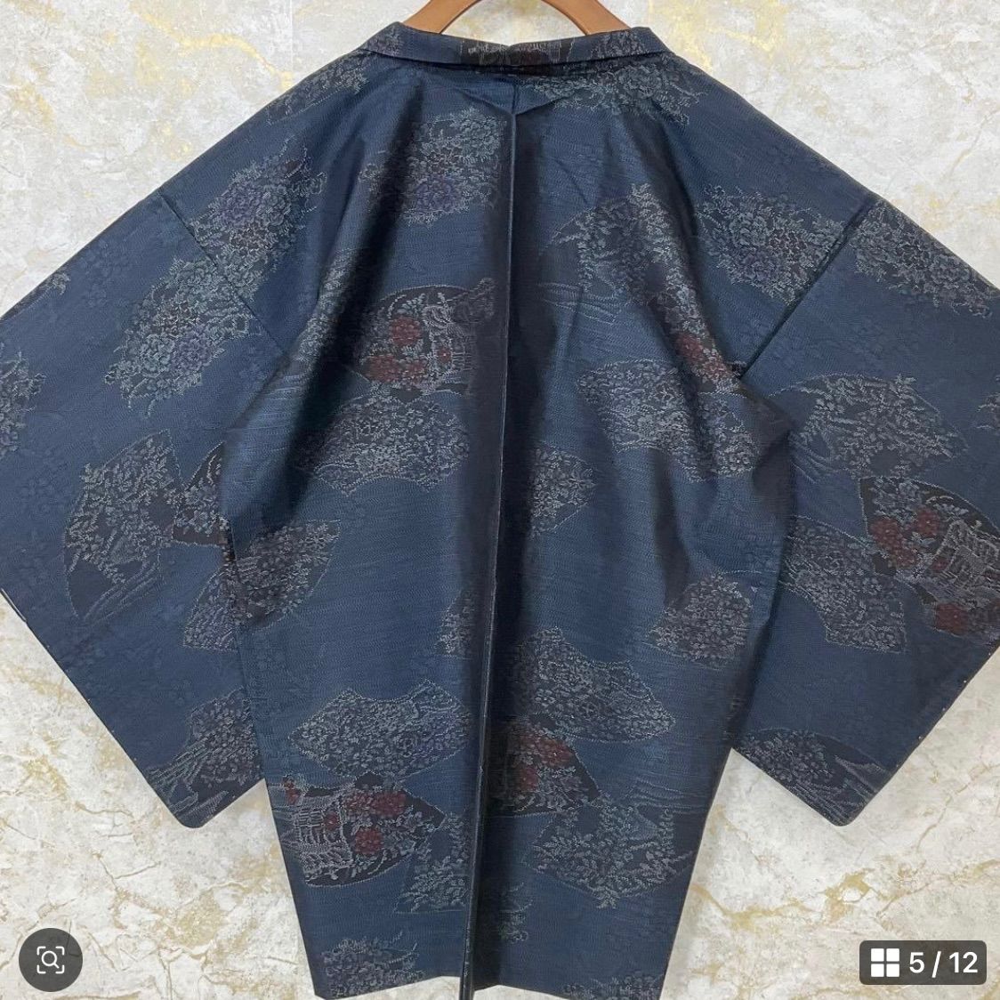 kimomo +one◇kimonoarisa◇未使用同然◇羽織◇大島紬◇証紙付き