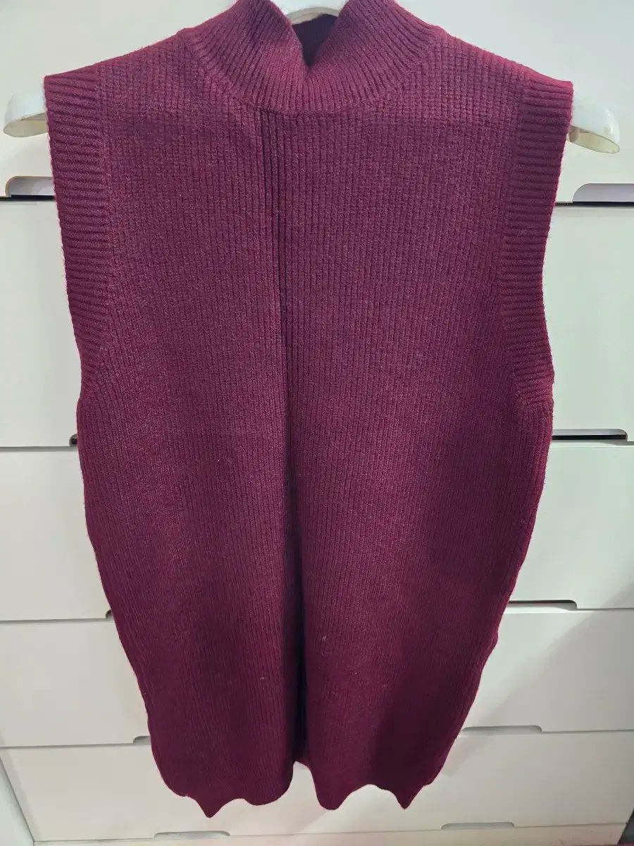 ワイン色 グレー ニット ロング カーディガン 2枚