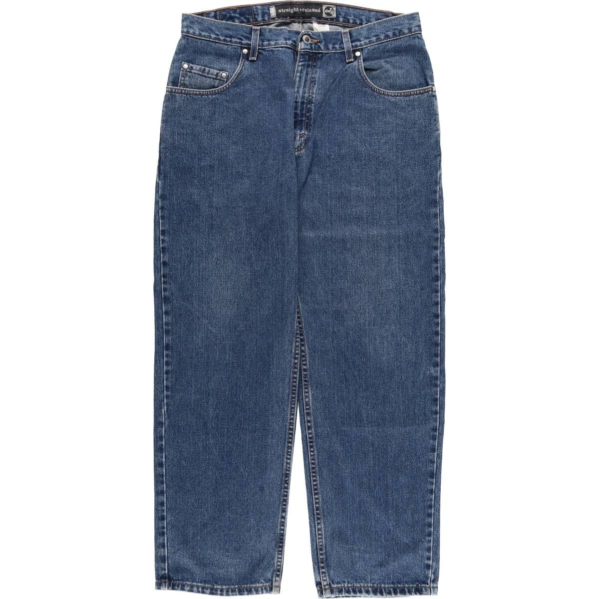古着 00年代 リーバイス Levi s SILVER TAB シルバータブ STRAIGHT RELAXED テーパードデニムパンツ メンズw34相当 evb030810