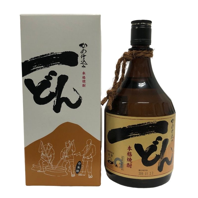 芋焼酎 一どん 900ml 25度 未開栓品 杜氏の里笠沙 - メルカリ