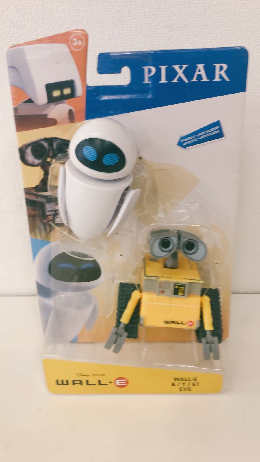 新品☆訳あり☆ピクサー ウォーリー&イブ フィギュア 2点セット