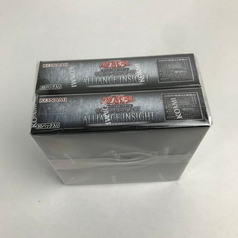 中古美品】 未開封 未使用 遊戯王 OCG ALLIANCE INSIGHT BOX 2個