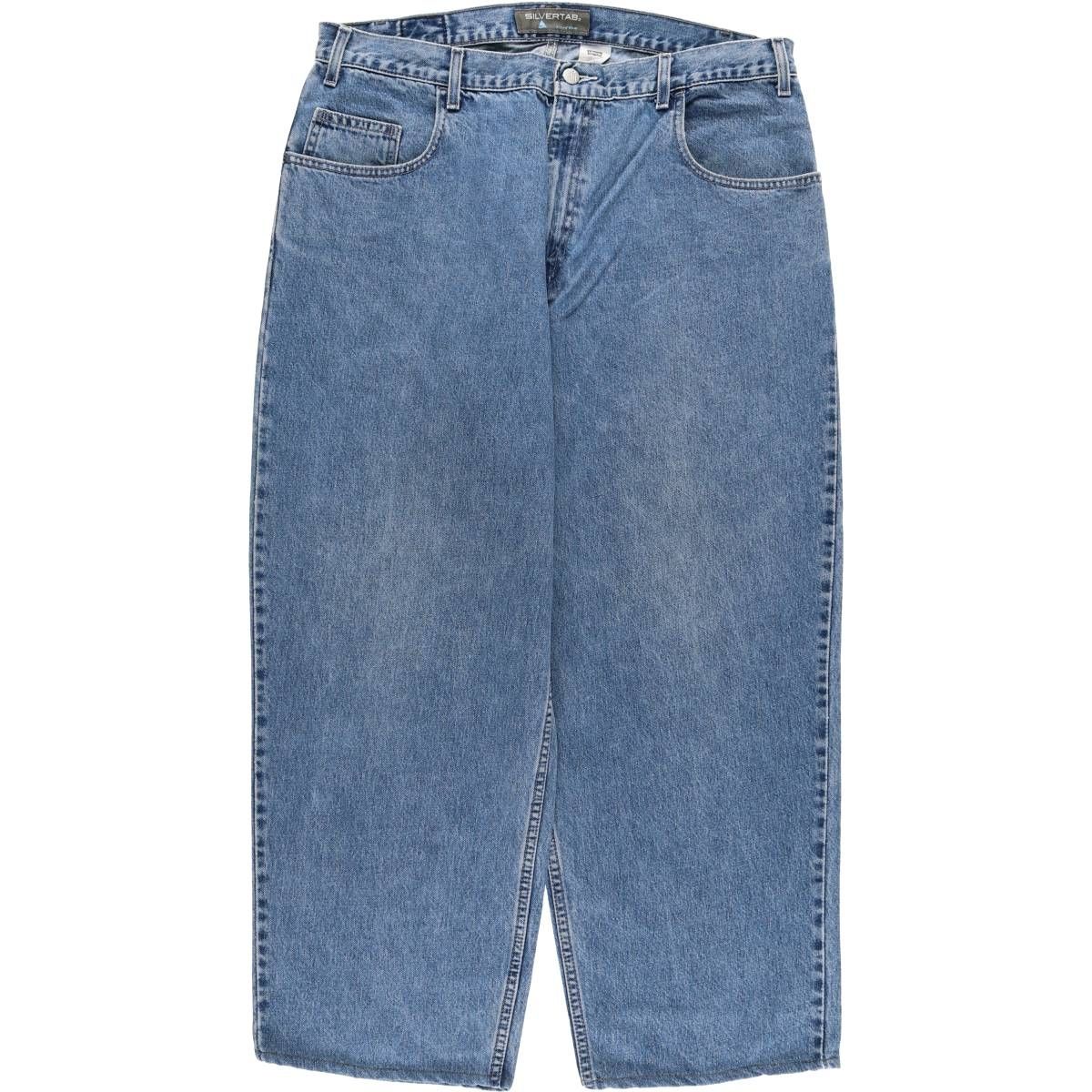 古着 00年代 リーバイス Levi s SILVER TAB シルバータブ BAGGY FIT テーパードデニムパンツ メンズw 36相当 evb 031955