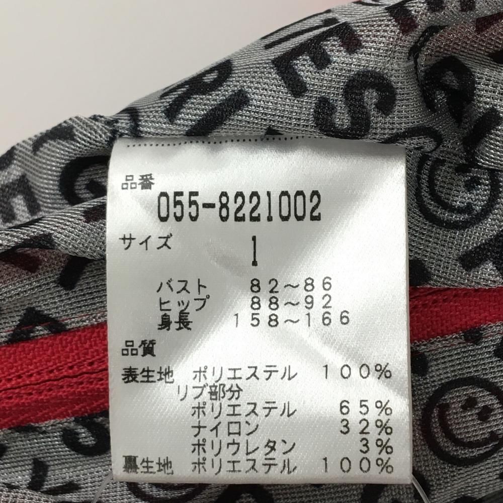 美品】パーリーゲイツ スニード レッド 千鳥格子地模様 蓄熱裏地 裏地