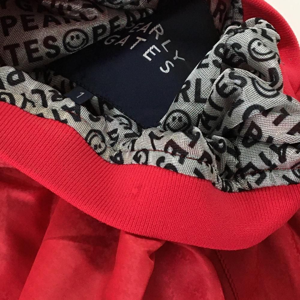 美品】パーリーゲイツ スニード レッド 千鳥格子地模様 蓄熱裏地 裏地