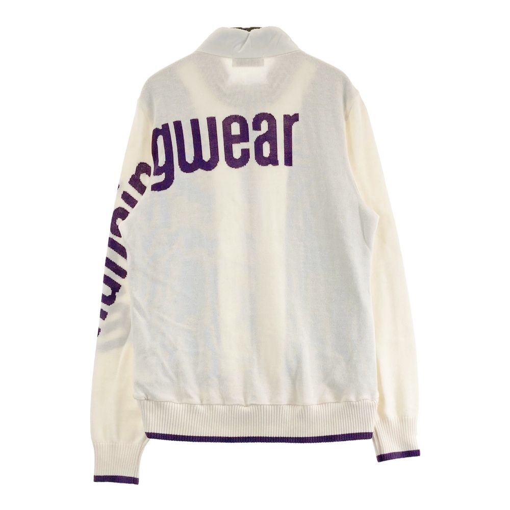 サイズ LL MUNSING WEAR マンシングウェア ニット切替 長袖中綿ジャケット ホワイト系 ゴルフウェア レディース ストスト