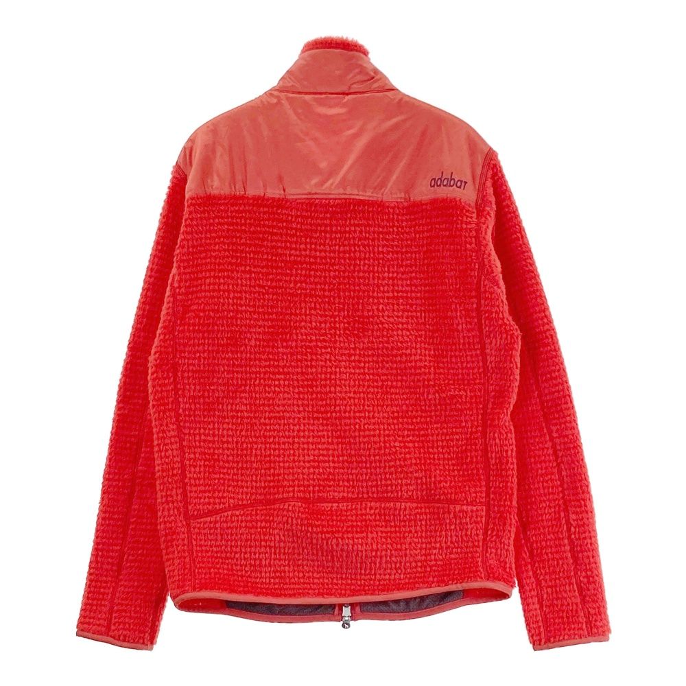 サイズ 48 ADABAT アダバット ボア ジップジャケット レッド系 ゴルフウェア メンズ ストスト