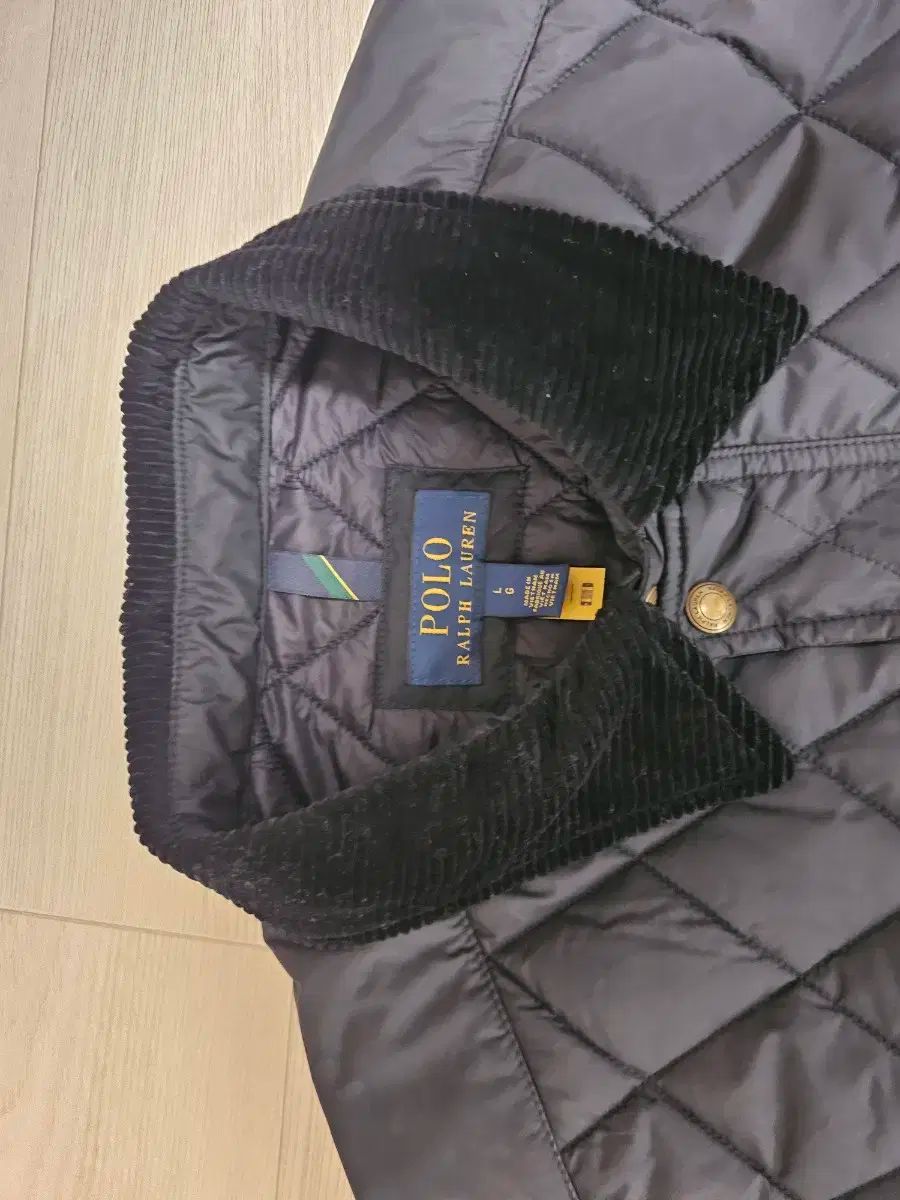 ポロラルフローレン キルティング ジャケット ブラック Lサイズ