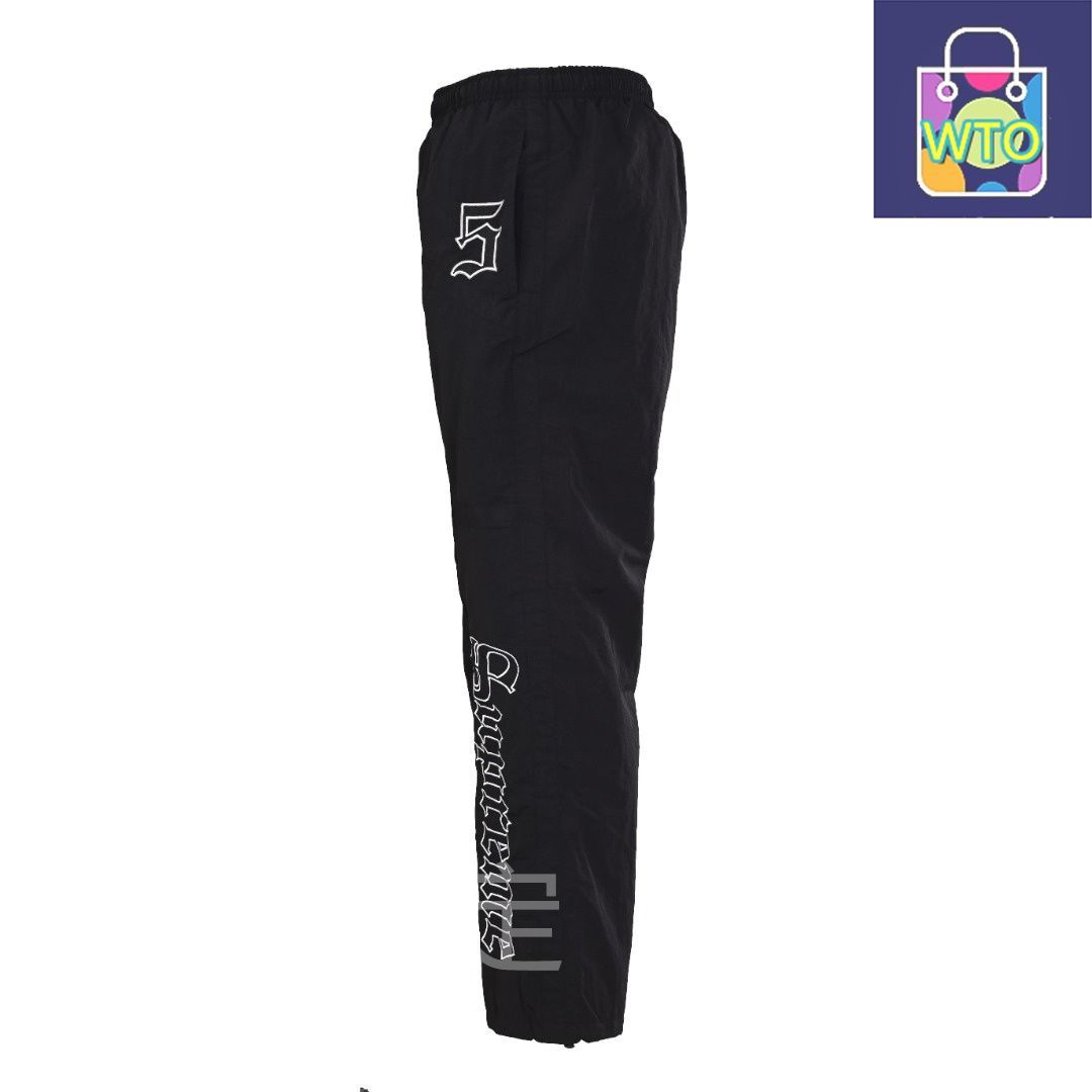 今日 Supreme シュプリーム イングリッシュトラックパンツシリーズ 多ヶ所刺繍-YKKジッパー