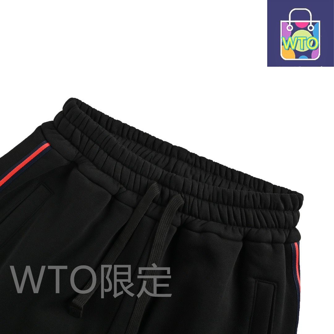  今日 Gucci グッチ グレーリボンセットパンツ 350 g全棉毛圈生地で水洗重抓毛処理 カジュアルパンツ パンツ