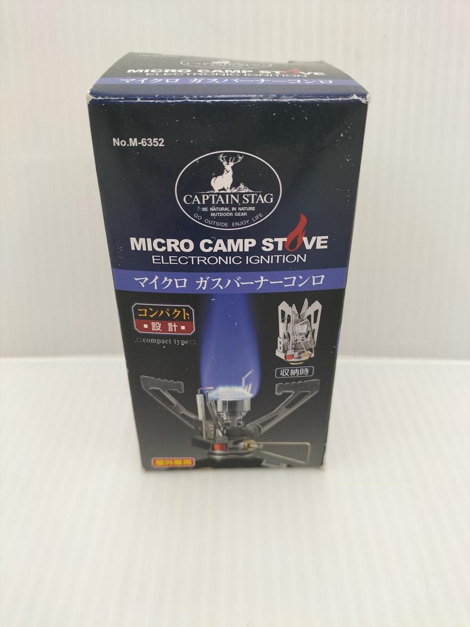 CAPTAIN STAG マイクロガスバーナーコンロ M-6352 CAPTAIN STAG Micro Gas Burner Stove M-6352
