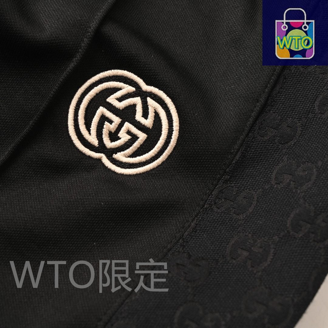  今日 Gucci グッチ スクールセットパンツ ダブルG刺繍-パンツ脚ホックデザイン カジュアルパンツ パンツ