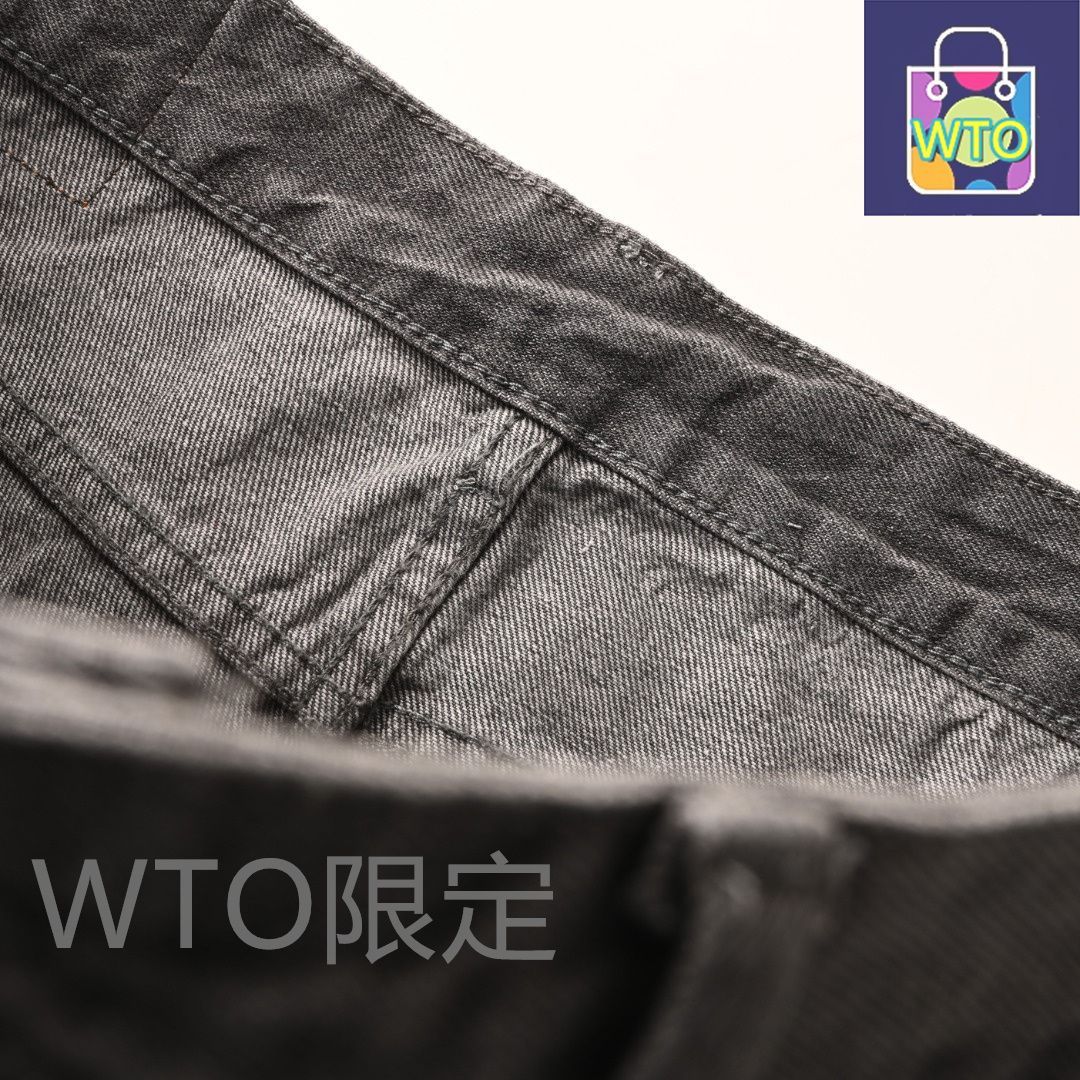 クロムハーツ ロンドンリミテッドエディションクロスメタルレザーデニムパンツ