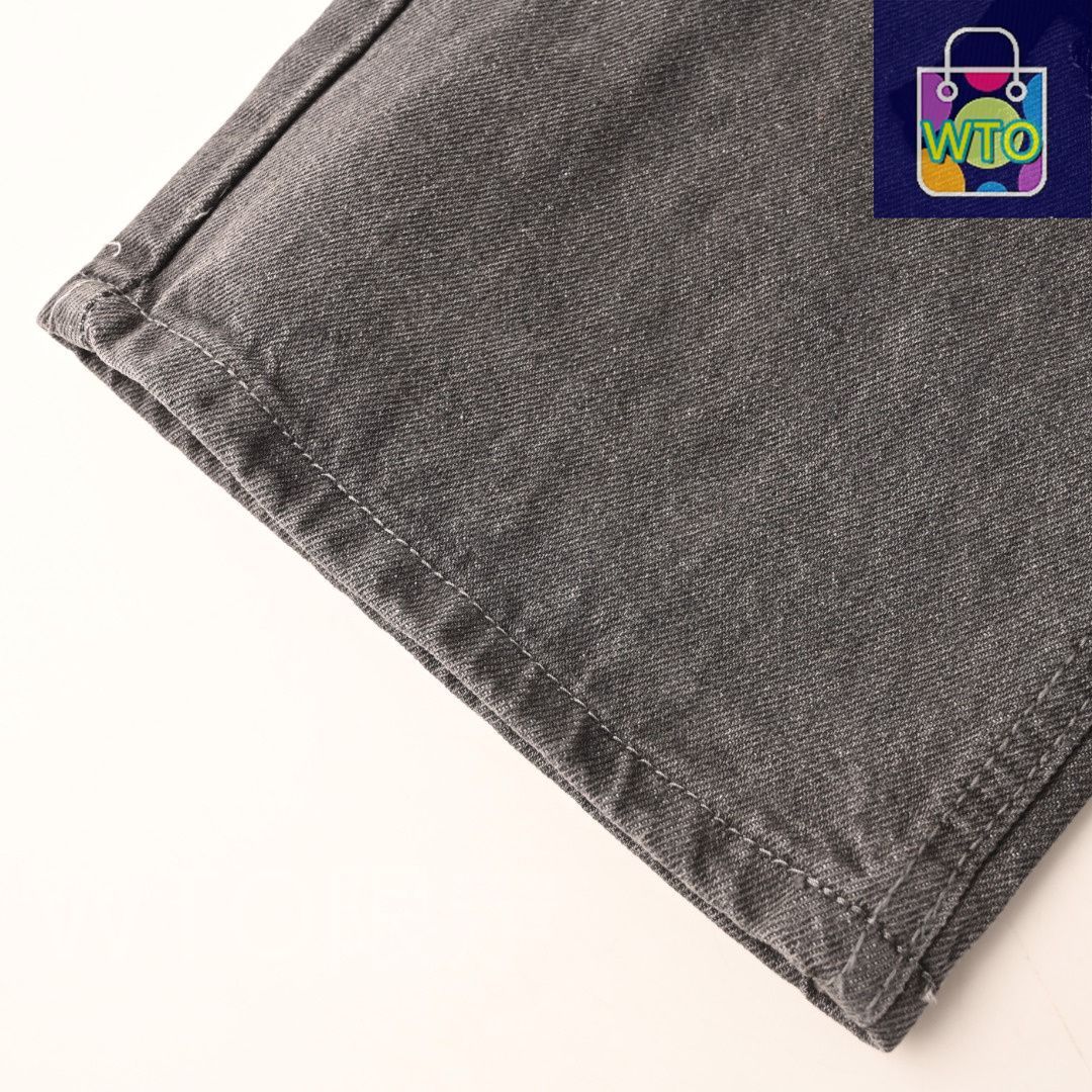 ロンドンリミテッドエディションクロスメタルレザーデニムパンツ 重工ウォッシュ加工