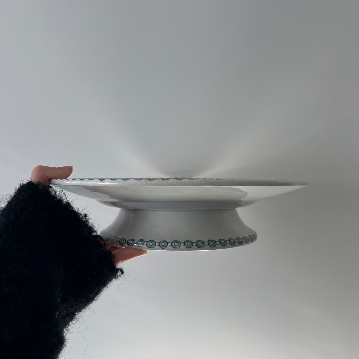 フランスアンティーク サンタマン コンポティエ 美品 French antique Saint-Amand フランスアンティーク サンタマン コンポ