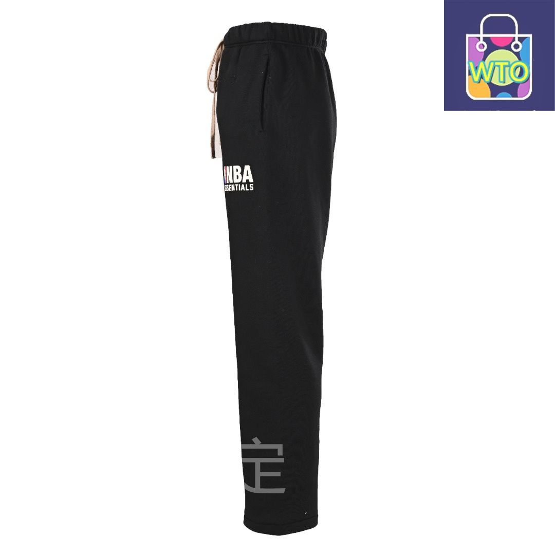 今日 Fear of God フィアオブゴッド NBAコラボシリーズ シリコン文字パンツ 水洗加 素材パンツ