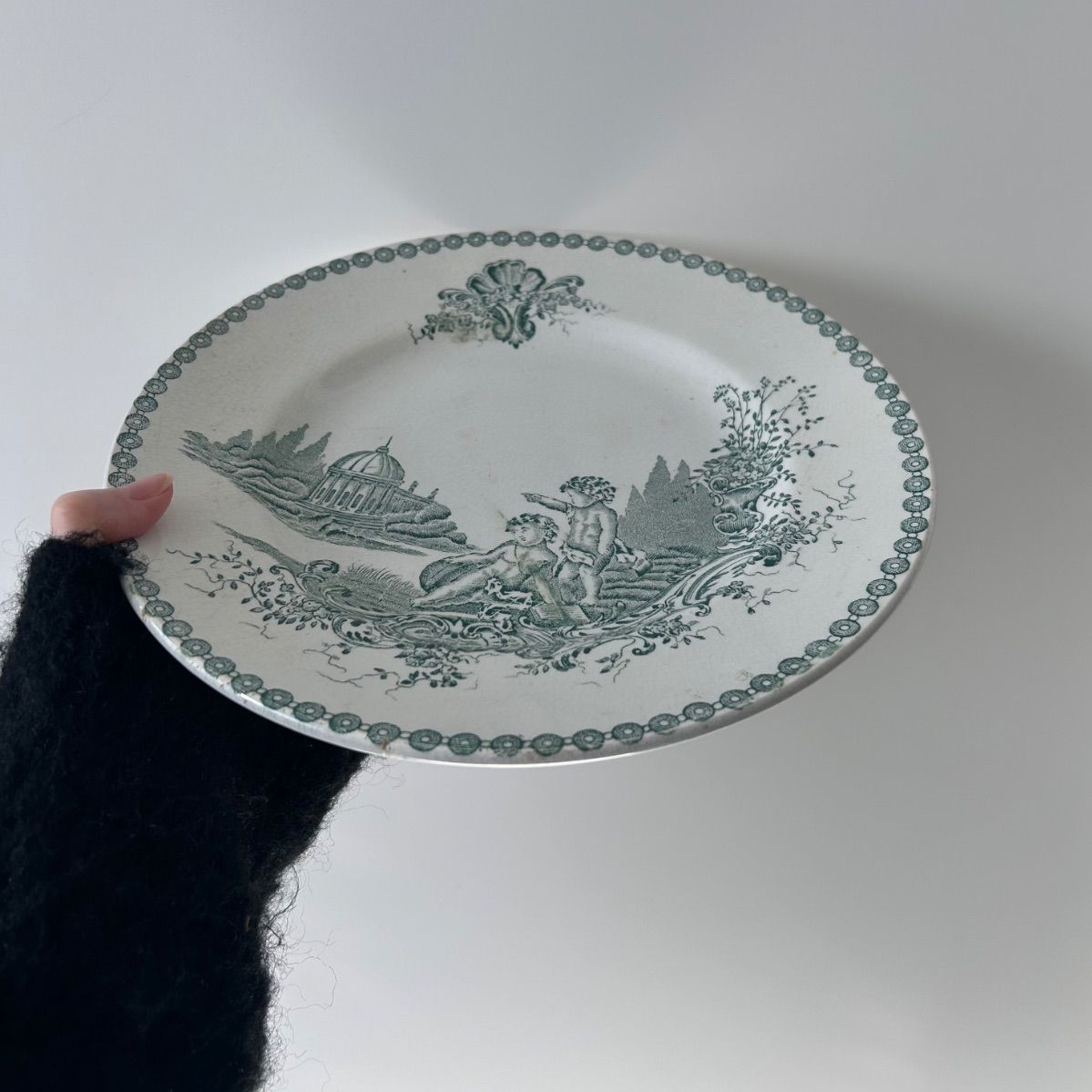 French antique Saint-Amand フランスアンティーク サンタマン コンポ