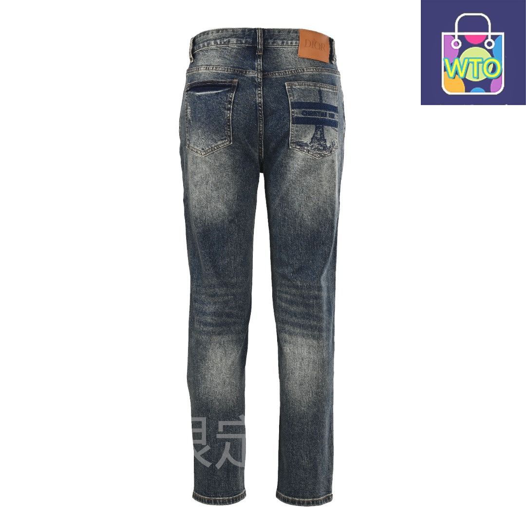 12 2オンス上質デニムと重度水洗加工パンツ