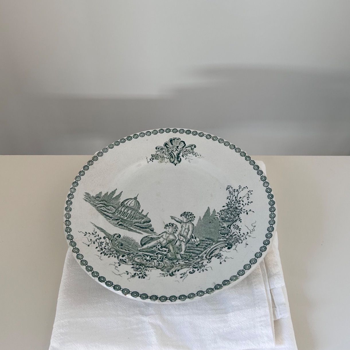 French antique Saint-Amand フランスアンティーク サンタマン コンポ