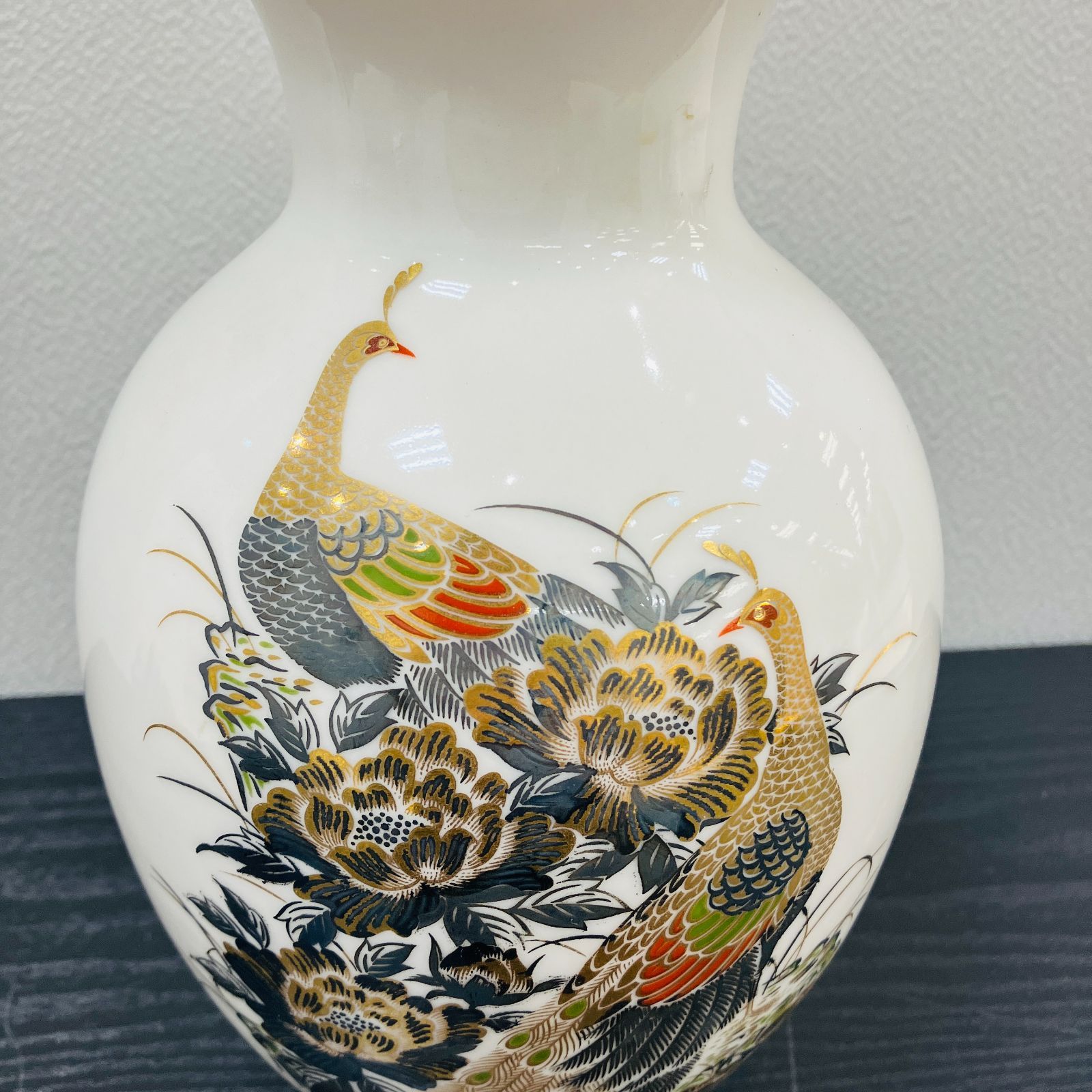 A【九谷焼】 孔雀 花瓶 花入 - メルカリ